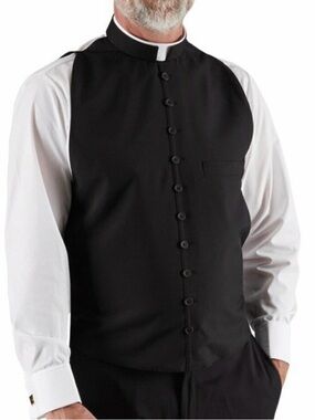 R.J. Toomey Co. Polyester Wool Blend Made In USA Shirtfront Vestfront Shirt Vest